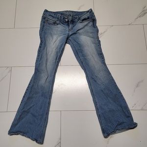 Womens american eagle artist stretch jeans - size 8